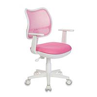 Компьютерное кресло Бюрократ Ch-W797 Pink-White CH-W797/PK/TW-13A