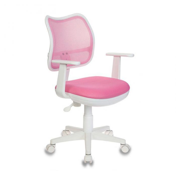 Компьютерное кресло Бюрократ Ch-W797 Pink-White CH-W797/PK/TW-13A - фото 1 - id-p220956279