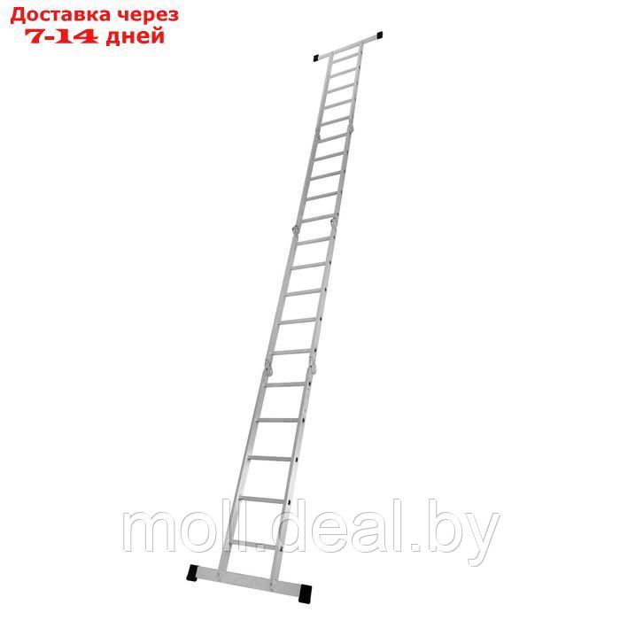 Лестница-трансформер ТУНДРА, алюминиевая, 4х5 ступени - фото 7 - id-p220928312