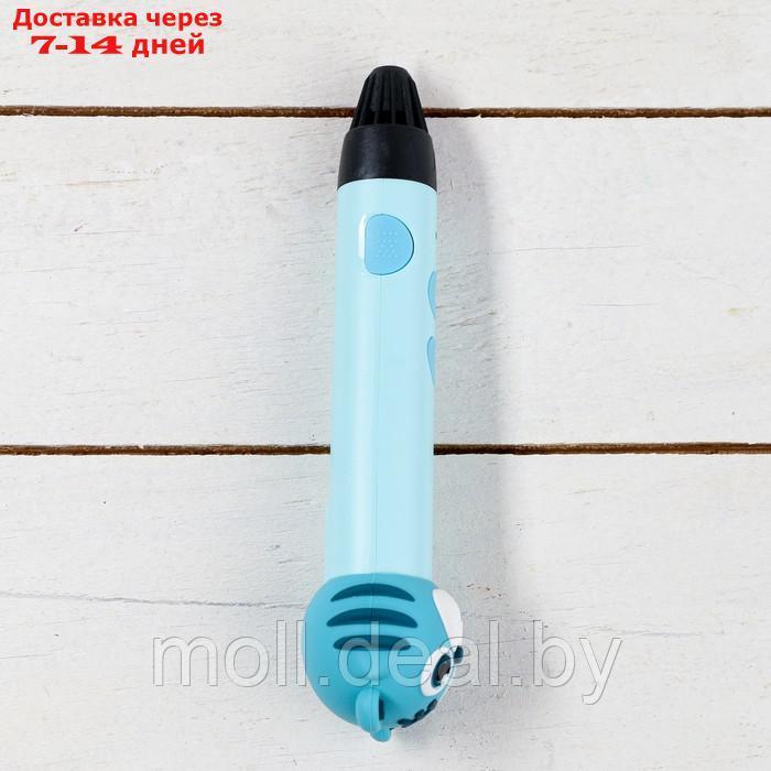 3D ручка Тигрёнок, работа с пластиком PLA, USB кабель питания, голубой - фото 3 - id-p220929287