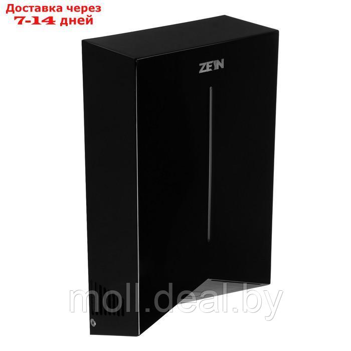 Сушилка для рук ZEIN HD227 Black, 1.2 кВт, 234х144х390 мм, черная - фото 1 - id-p220928348