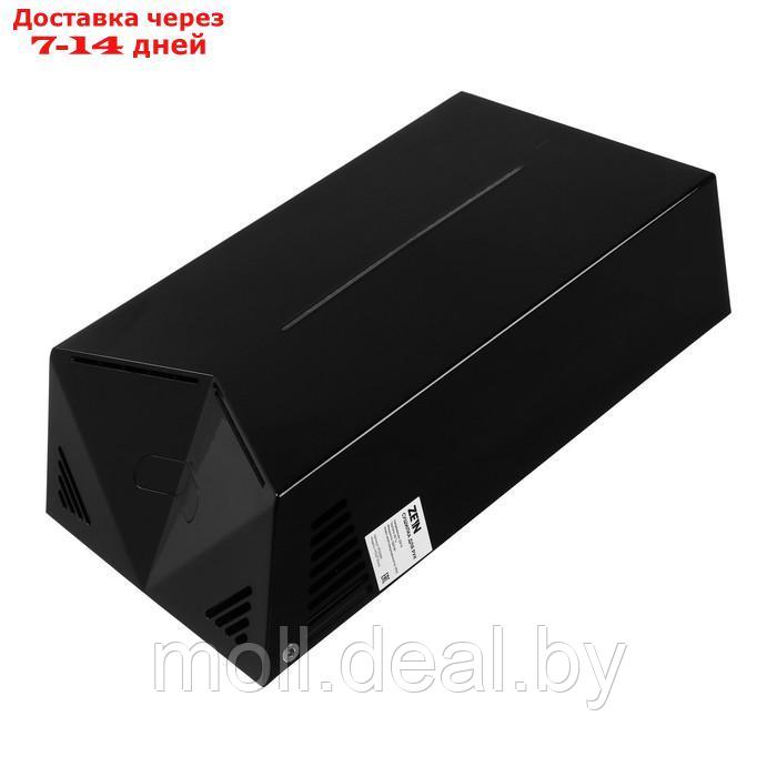 Сушилка для рук ZEIN HD227 Black, 1.2 кВт, 234х144х390 мм, черная - фото 2 - id-p220928348