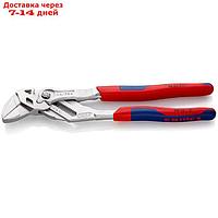 Клещи переставные KNIPEX KN-8605250, гаечный ключ, 250 мм, 2", двухкомпонентные рукоятки