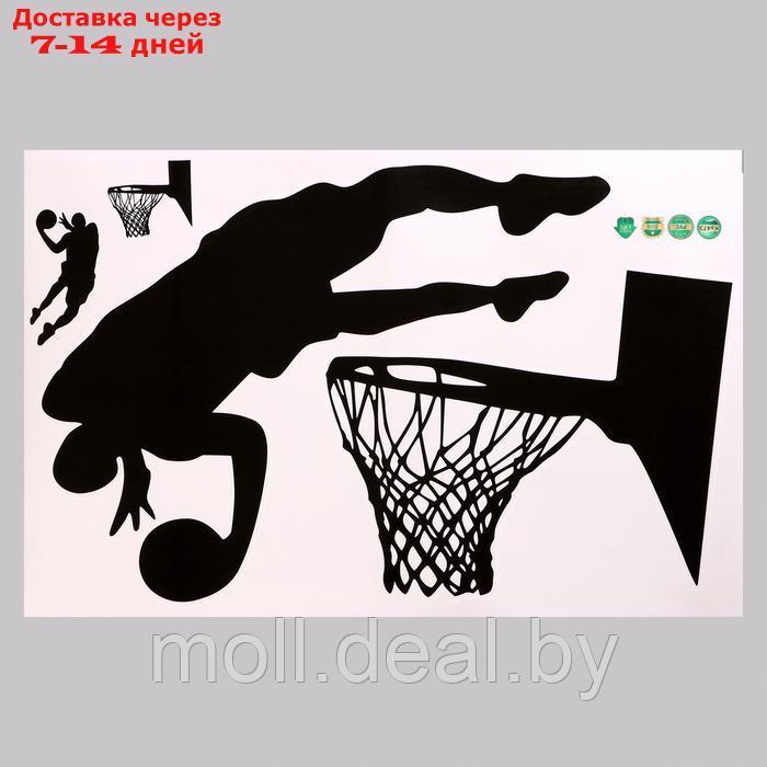 Наклейка 3Д интерьерная Баскетбол 57*40см - фото 1 - id-p220929473