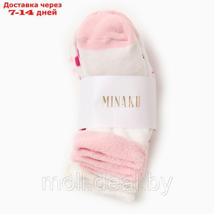 Набор детских носков 5 пар MINAKU "Нежность", цв.розовый, р-р 11-14 см - фото 3 - id-p220928591