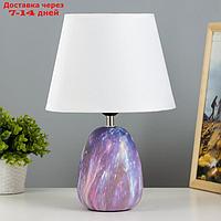 Настольная лампа "Косетт" Е27 40Вт фиолетовый 22,5х22,5х32,5 см