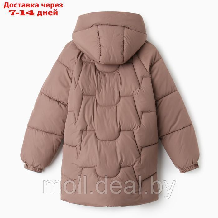 Куртка женская зимняя, цвет бежевый, размер 54 - фото 6 - id-p220926720