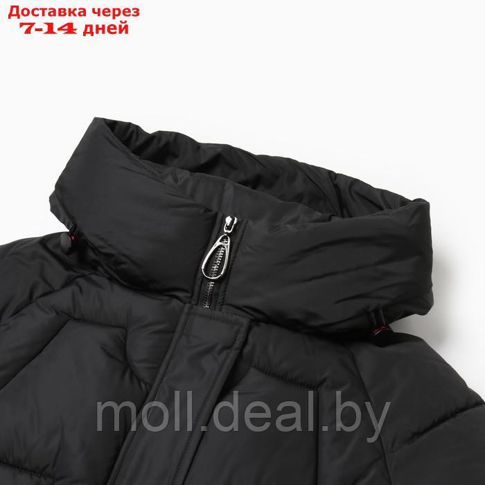 Куртка женская зимняя, цвет чёрный, размер 54 - фото 2 - id-p220926721
