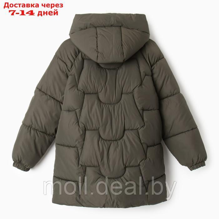 Куртка женская зимняя, цвет хаки, размер 54 - фото 6 - id-p220926723