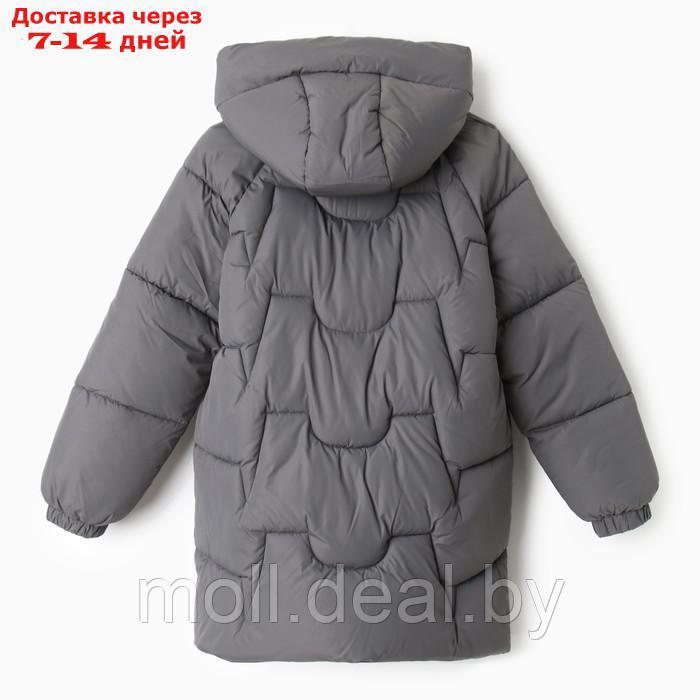 Куртка женская зимняя, цвет серый, размер 50 - фото 6 - id-p220926786