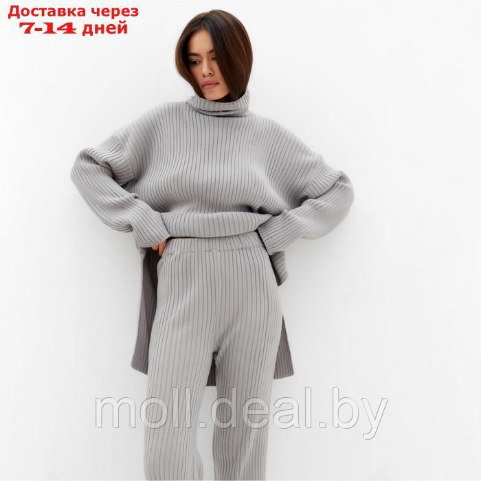 Костюм женский MIST (свитер и брюки), серый, р. S (40-42) - фото 2 - id-p220926793