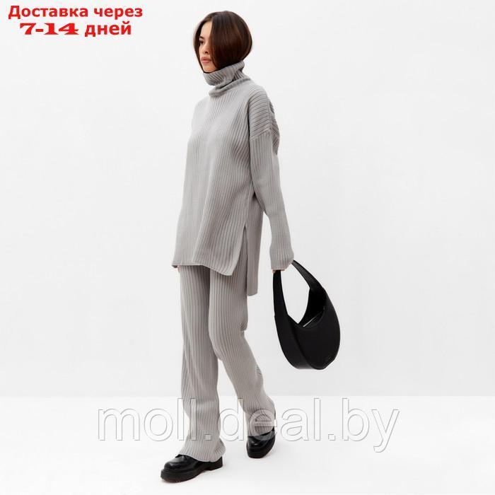 Костюм женский MIST (свитер и брюки), серый, р. S (40-42) - фото 4 - id-p220926793