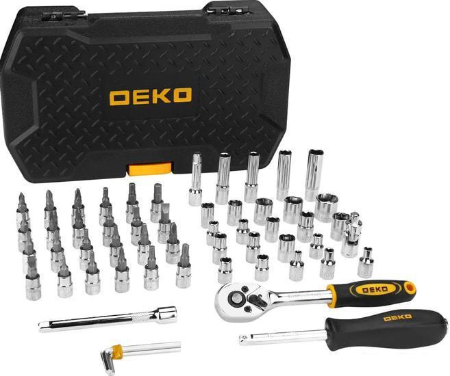 Универсальный набор инструментов Deko DKMT57 (57 предметов) - фото 3 - id-p220731921