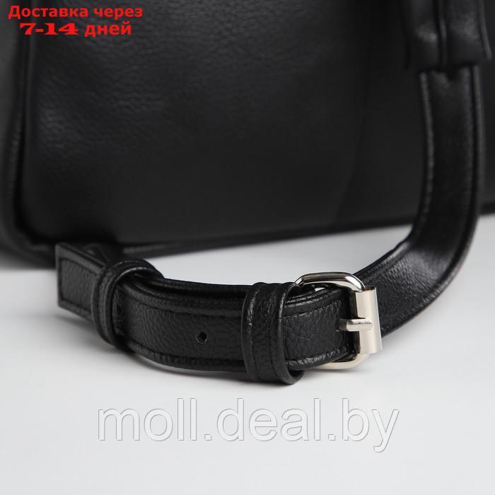 Рюкзак-сумка Т1679.1, TEXTURA, 26*10*35, отд на молнии, н/карман, черный - фото 5 - id-p220928849