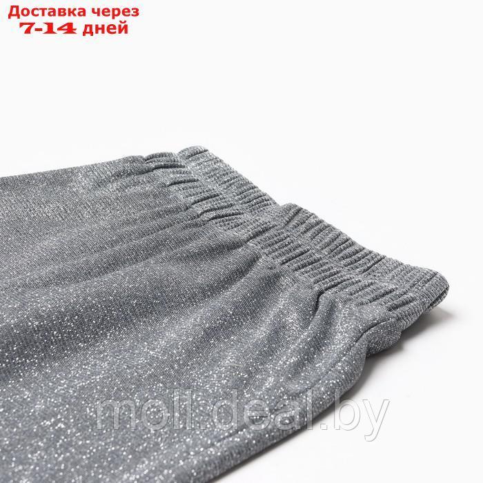 Брюки нарядные для девочки KAFTAN р.30 (98-104 см), серебряный - фото 2 - id-p220926899