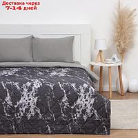 Покрывало LoveLife 2 сп Gray marble, 180*210±5см, микрофайбер, 100% п/э