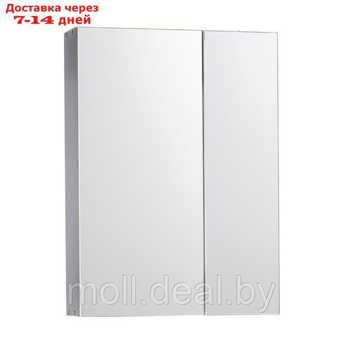 Зеркало-шкаф для ванной комнаты "Соло-55", белый, 52,5 х 72 х 15,3 см - фото 1 - id-p220928936