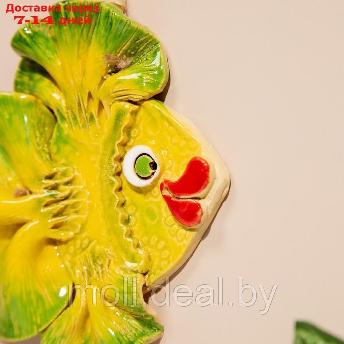Сувенир "Золотая рыбка", майолика, микс - фото 3 - id-p220926011