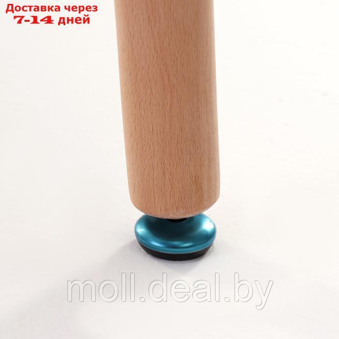 Стол на деревянных ножках HY-T03, белый, размер 80х80х74 см - фото 4 - id-p220928941