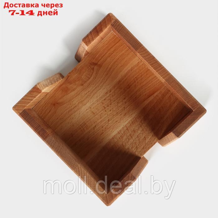 Салфетница деревянная Adelica, 14×14×7 см, бук - фото 3 - id-p220928976