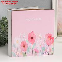 Фотоальбом на 100 фото 10х15 см "Розовые цветы" 22х4х23 см