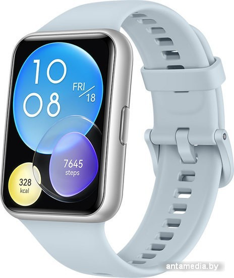 Умные часы Huawei Watch FIT 2 Active междунароная версия (серо-голубой) - фото 1 - id-p220958131