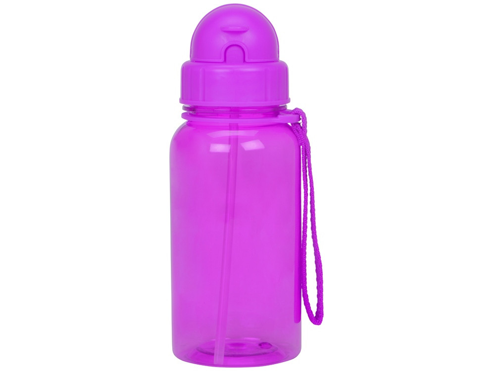 Бутылка для воды со складной соломинкой Kidz 500 мл, фиолетовый - фото 4 - id-p220958076