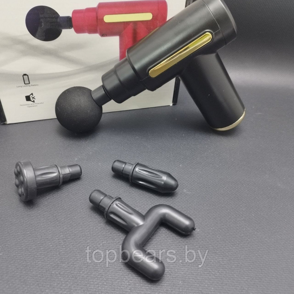 Компактный портативный мышечный массажер (массажный перкуссионный ударный пистолет) Massage Gun SY-720 (4 - фото 8 - id-p220958322