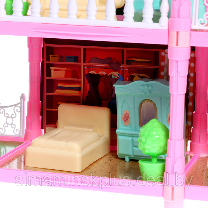 Дом для кукол «Сказочная жизнь на вилле» с куклой, питомцами и аксессуарами, свет - фото 8 - id-p220959078
