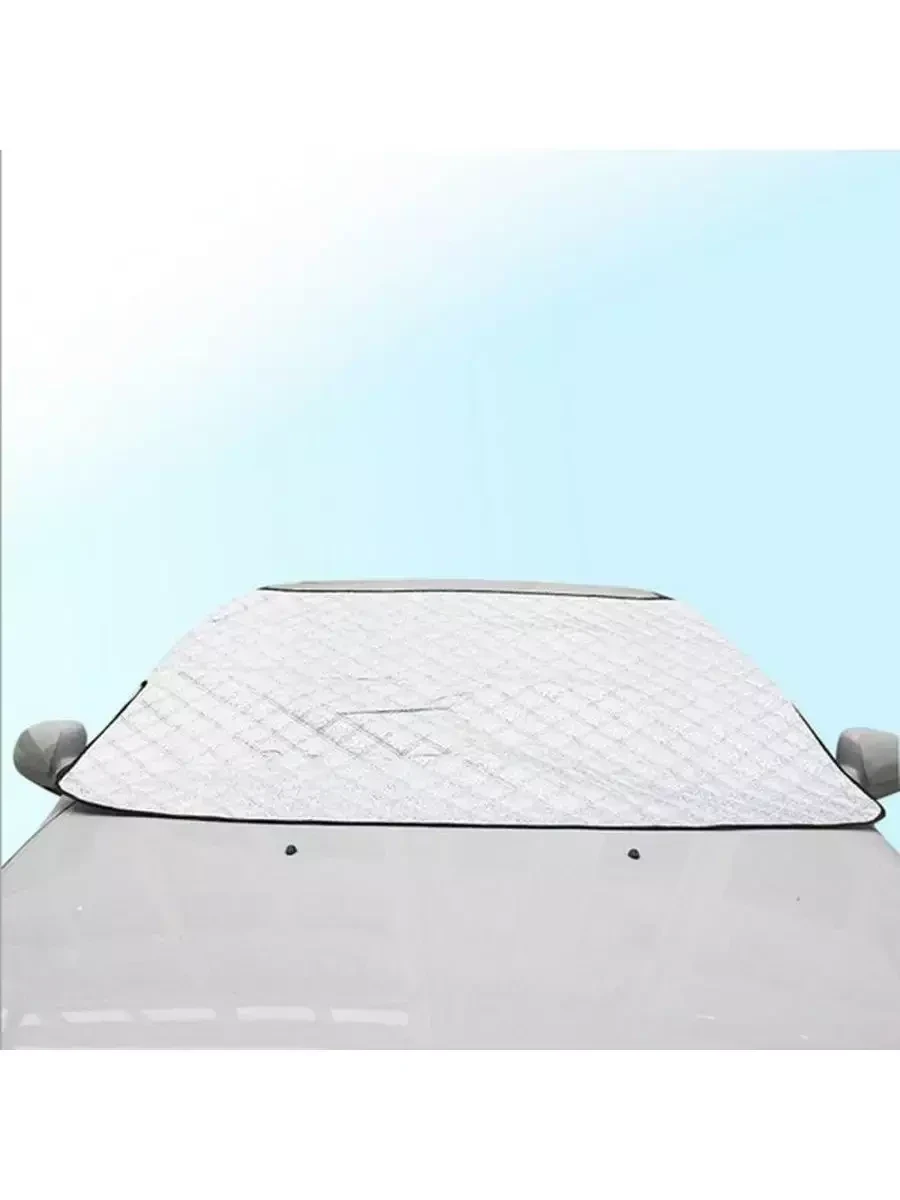 Накидка на лобовое стекло автомобиля / Защита от солнца снега - фото 7 - id-p220958103