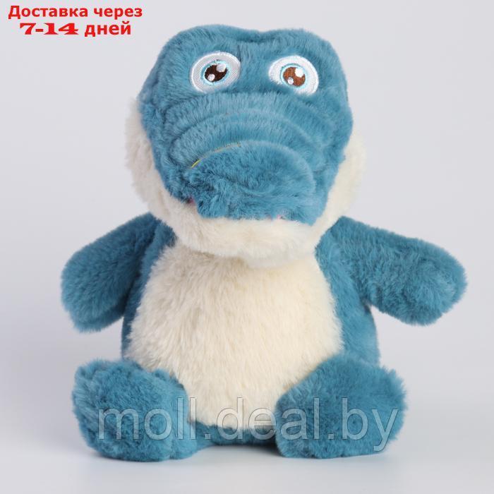 Мягкая игрушка "Крокодил", 22 см, цвет синий - фото 1 - id-p220928522