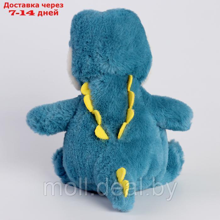 Мягкая игрушка "Крокодил", 22 см, цвет синий - фото 4 - id-p220928522