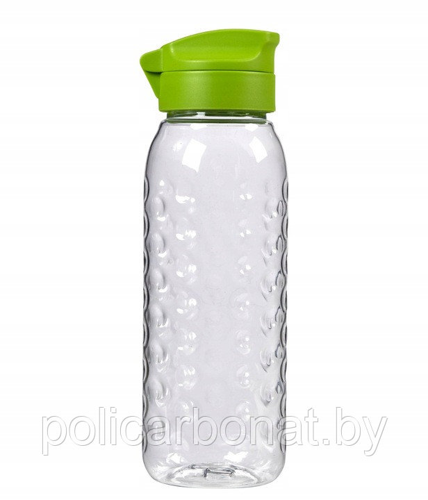 Бутылка Bottle 0,45L, Прозрачный/ зеленый