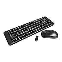 Клавиатура + мышь Logitech "MK220", беспроводная, черный