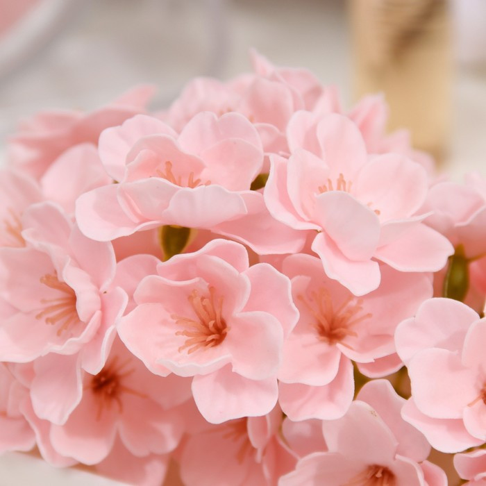 Цветы сакуры мыльные розовые, набор 50 шт - фото 4 - id-p220966492