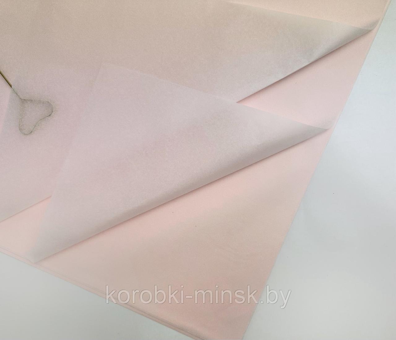 Бумага тишью "Нежность" 50*70 см (20 листов) Светло-розовый