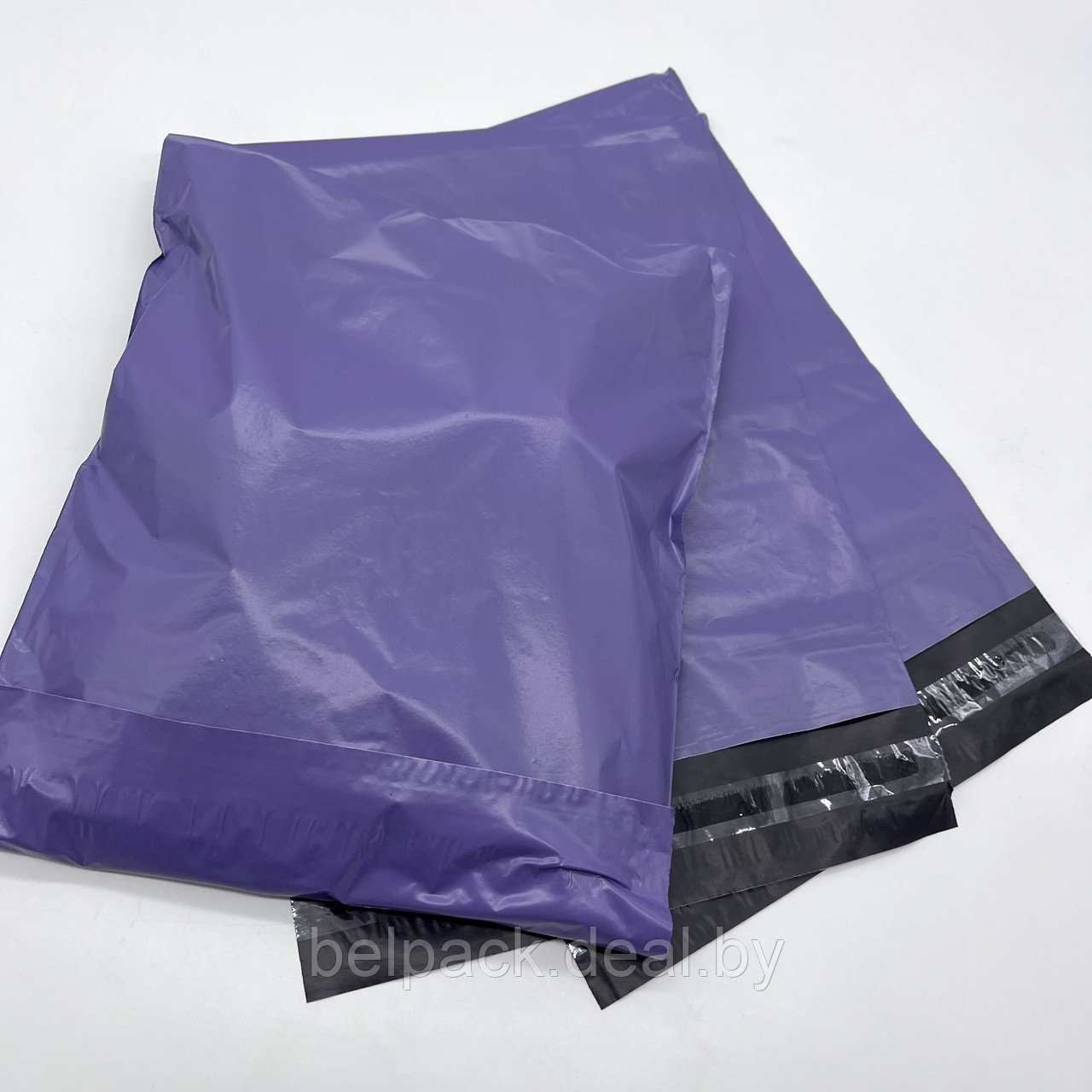 Пакеты почтовые фиолетовые 250 * 300 + 40мм(клапан клейкий), 100 шт/уп. - фото 1 - id-p220967304
