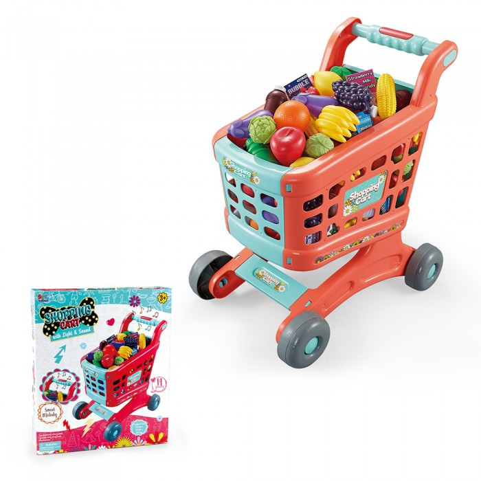 Pituso Игровой набор Тележка для супермаркета 11 предметов - фото 1 - id-p220968167