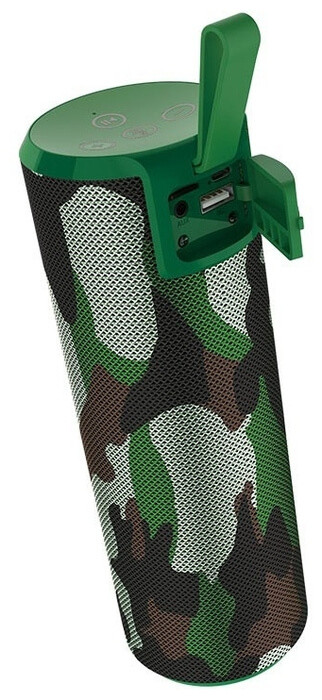 Колонка 1.0 HOCO BS33 VOICE SPORTS WIRELESS SPEAKER 721075 CAMOUFLAGE GREEN - фото 2 - id-p220972062