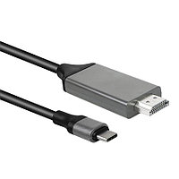 Кабель USB3.1 Type-C - HDMI, UltraHD 4K, 2 метра, черный