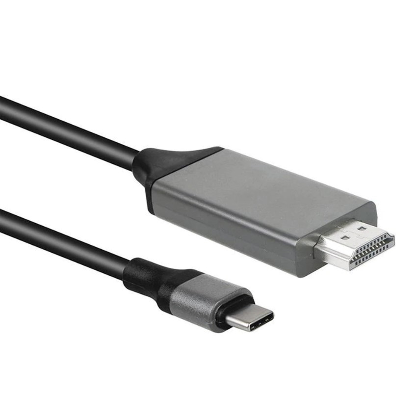 Кабель USB3.1 Type-C - HDMI, UltraHD 4K, 2 метра, черный - фото 1 - id-p220972149