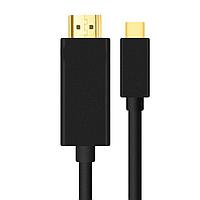 Кабель USB3.1 Type-C - HDMI, UltraHD 4K, 1,8 метра, черный