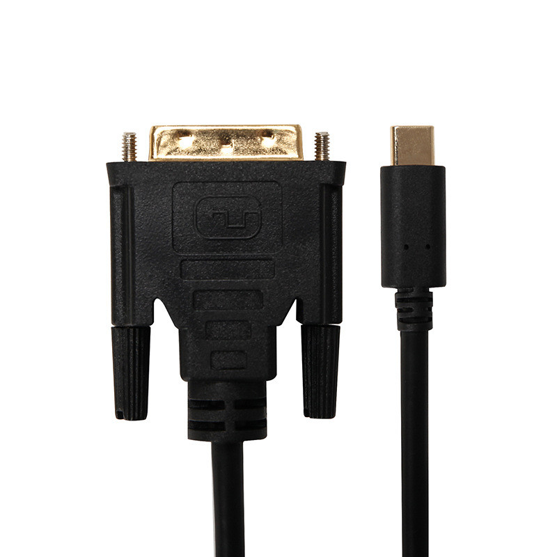 Кабель USB3.1 Type-C - DVI-D, 1,8 метра, черный - фото 2 - id-p220973151