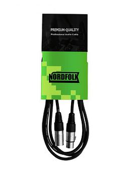 Кабель микрофонный NordFolk XLR/F - XLR/M 5m NMC9/5M