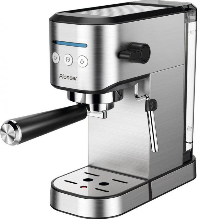 Рожковая кофеварка электрическая Кофемашина эспрессо для дома PIONEER CM108P - фото 1 - id-p220957210