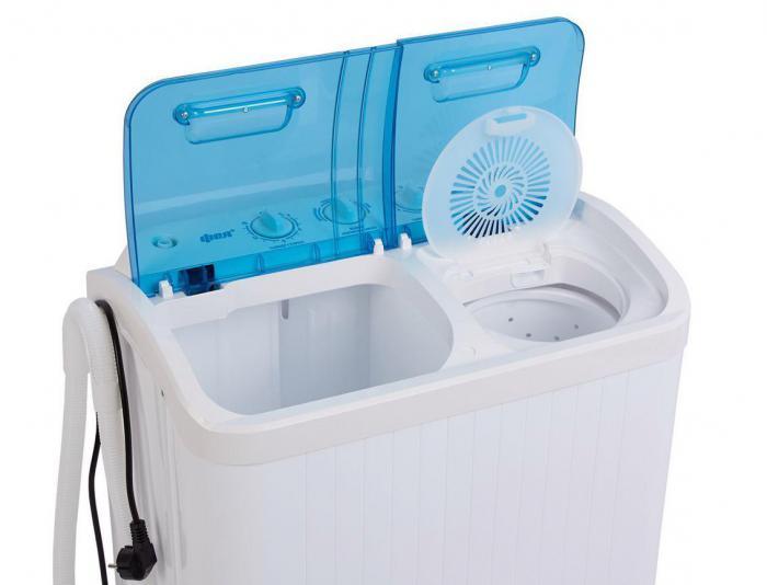 Активаторная стиральная машина полуавтомат для дачи деревни 4 кг с отжимом центрифугой ФЕЯ СМП 40 Н - фото 2 - id-p220800052