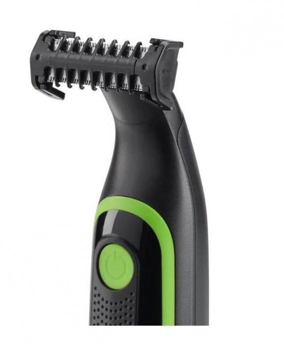 Беспроводная аккумуляторная машинка для стрижки волос POLARIS PHC-0303RB триммер для бритья бороды мужчин - фото 7 - id-p220957786