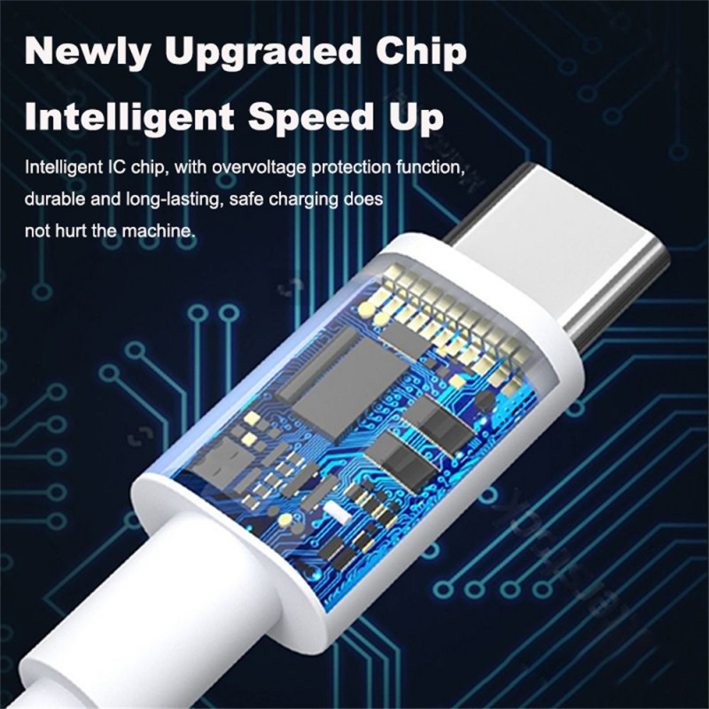 Зарядный USB дата-кабель Type-C для сверхбыстрой зарядки, 10A, 1 метр, белый - фото 5 - id-p220974783