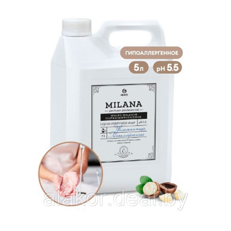 Мыло жидкое Milana Perfume Professional 5 л - фото 1 - id-p220974055
