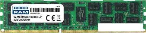 Оперативная память GOODRAM 8GB DDR3 PC3-12800 W-MEM1600R3D48GLV, фото 2